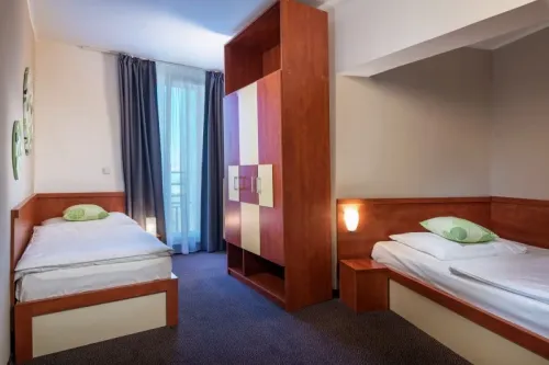 Rozloženie postelí v izbe Standard twin